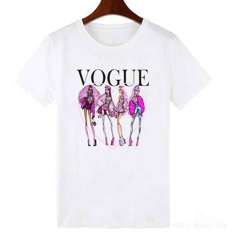 Women's Clothing Cartoon Female Letter Printing Summer Vogue O Neck T Shirts  - Buy 3d Printing T Shirt,Girls Printed T Shirts,Girls O Neck T Shirt  Product on 