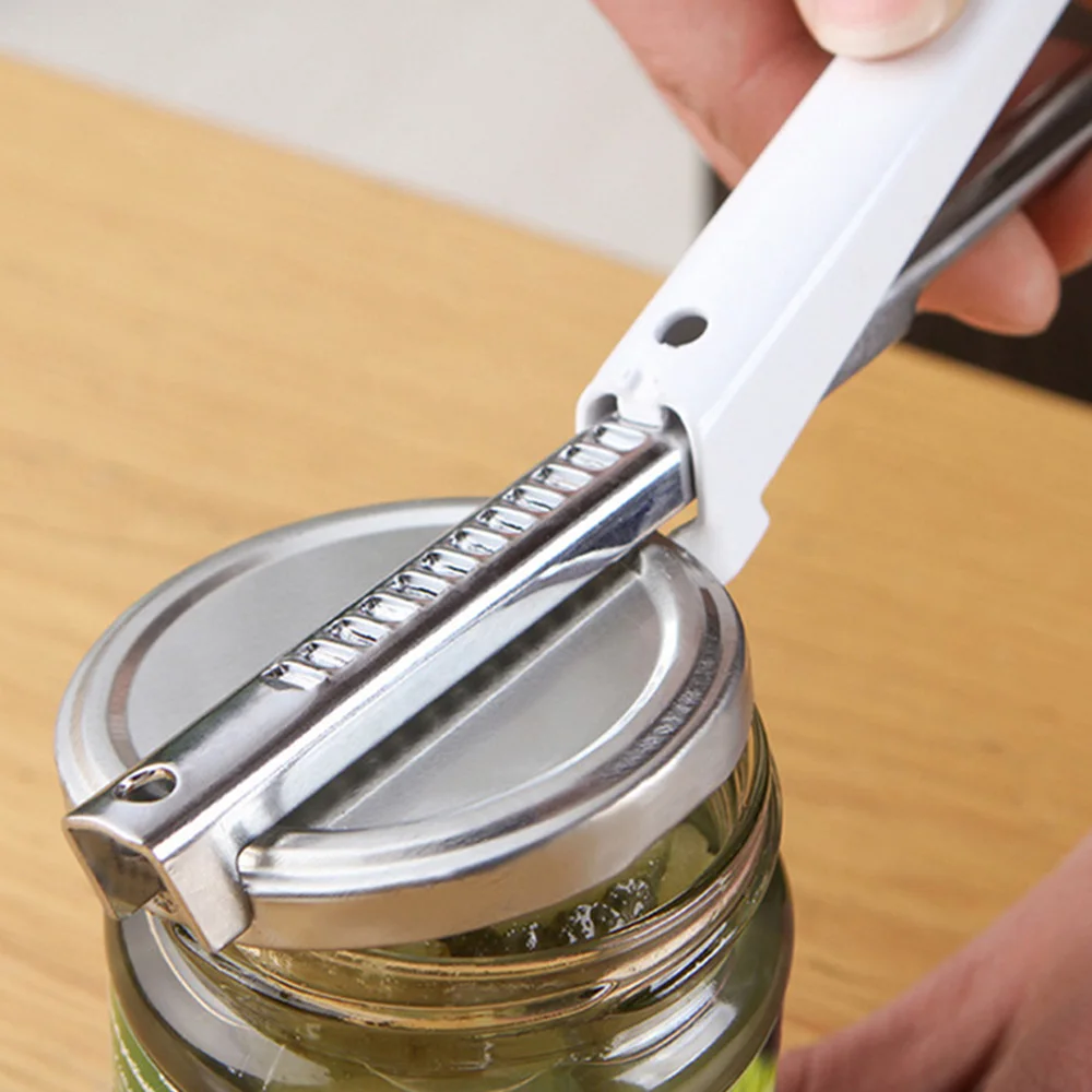 HOT Adjustable Hand Manual Non-slip Can Bottle Jar Easy Opener Stainless SDOG$