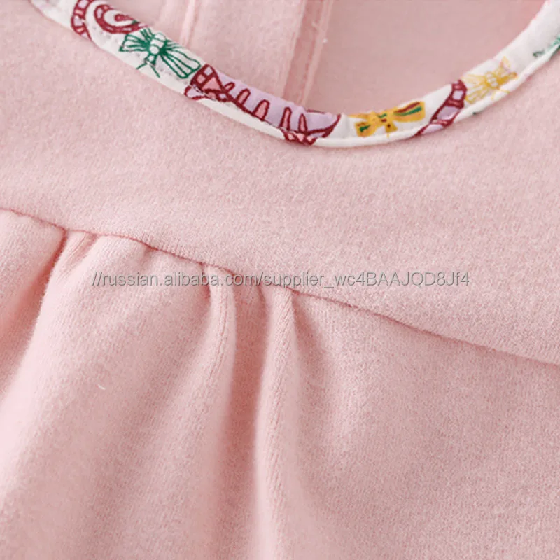 Sambede девушка шить Топы Футболка для маленьких девочек детская одежда осенние SM7Q30566