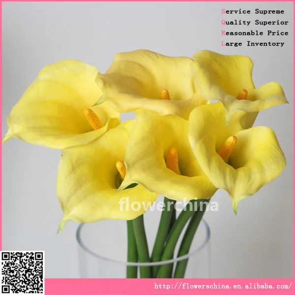 Lirios Cala Artificial Flor De Hacer En Guangzhou De China De Fábrica - Buy  Flor Artificial De China Product on 