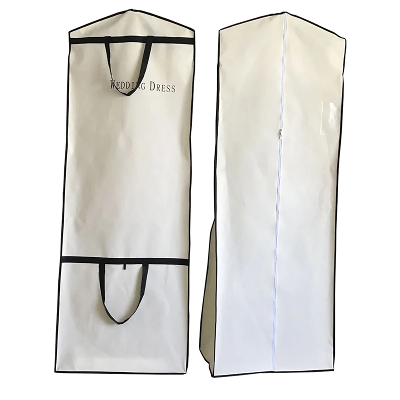 MISSLO 65 Long Garment Bags for Travel Dress Bags Wedding Dress Cover  Waterproof Clothing Bags Storage Traveling Clothes Protector for Closet  Wardrobe Bags 2 Packs for Gowns Tuxedos Coats Black  Amazonin