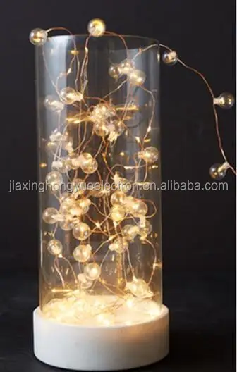 LED CHRISTMAS DECORATIVE LIGHT GLASS MATERIAL LED CHRISTMAS LIGHT