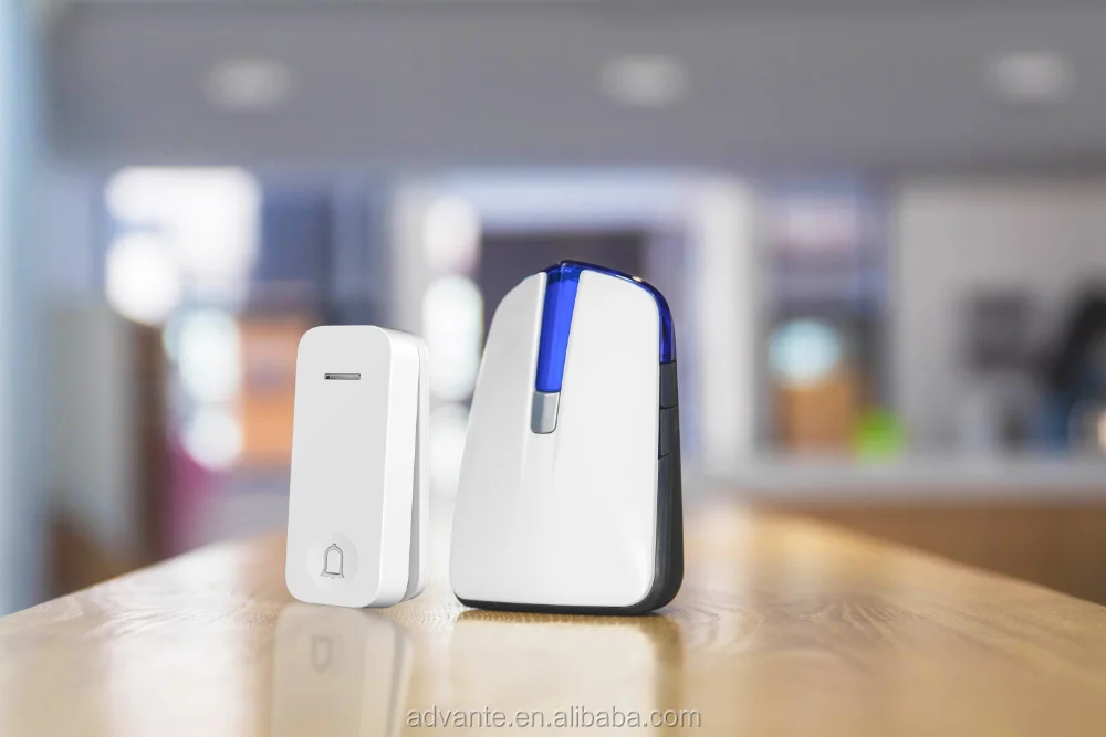 OEM Smart Wireless Doorbell Self Power Kinetic Push Button Wireless Battery Power Souse Door Bell Chime