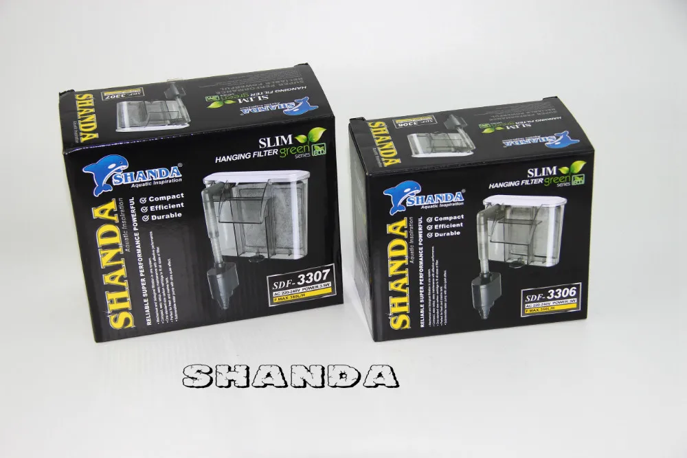 SHANDA Aquarium Hanging Filter Liquid Filter Waterfalls