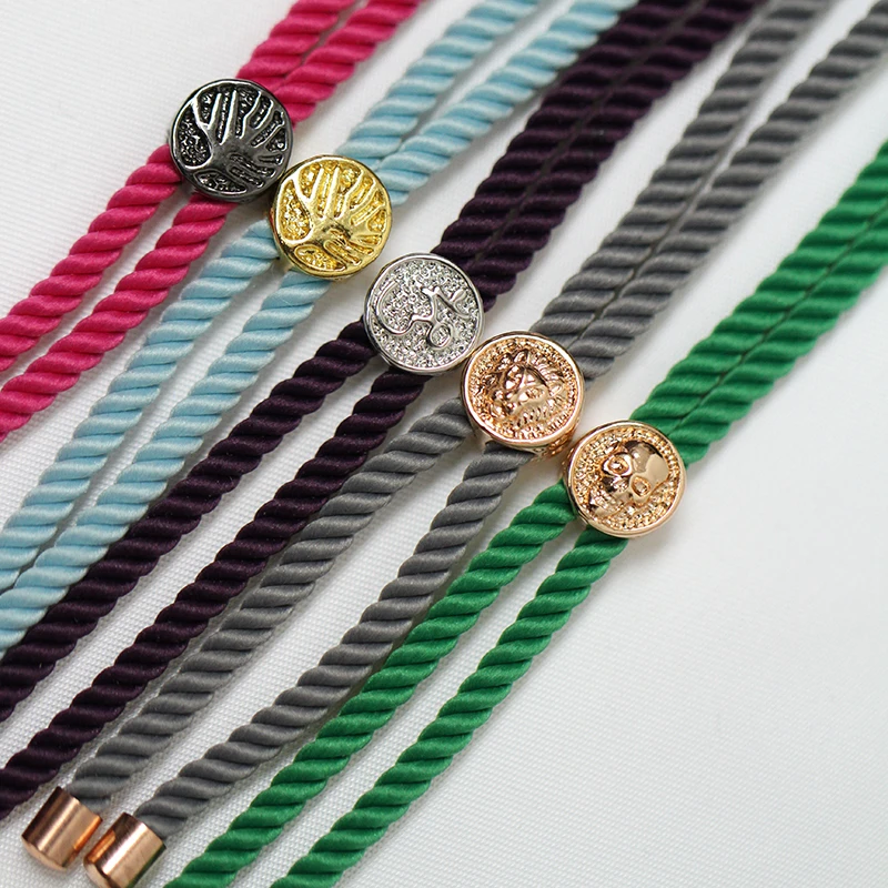 Handmade Fashion Red Rope Line Thread String Adjustable Bracelets for DIY Jewelry