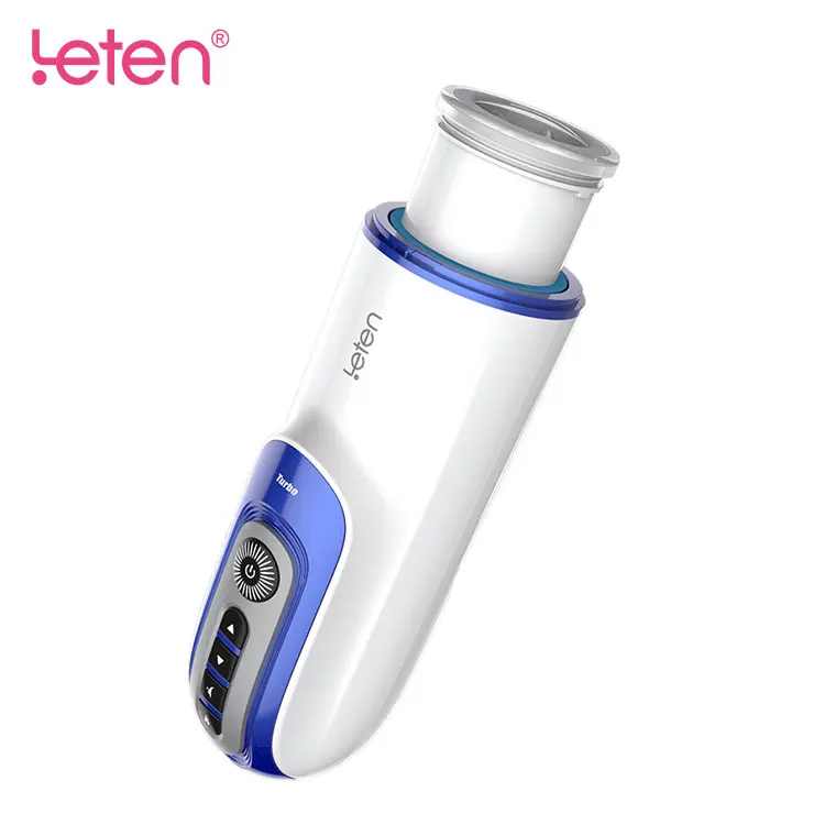 Hot Leten Clear Image Direct Sales Electric Heated Telescopic Silicone Vagina Pocket Male Hand-Job Sex Aircraft Masturbation Cup