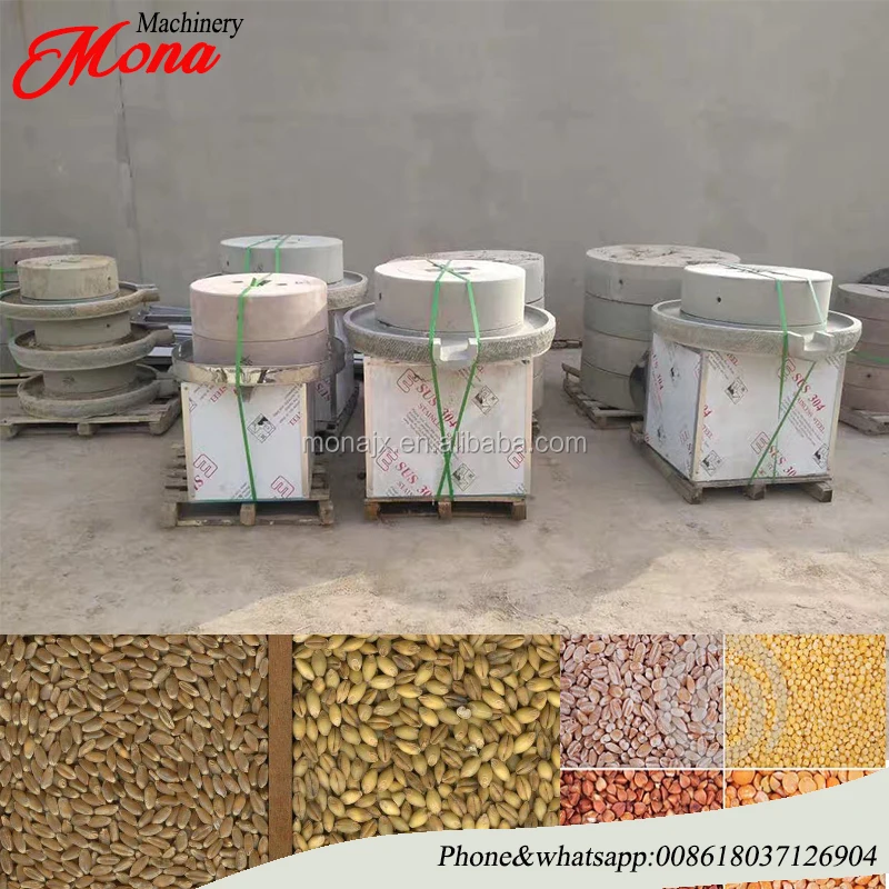 Home Use Traditional Type Small Stone Grinding Mill Price for Grain Corn Wheat Sesame Flour Grinding