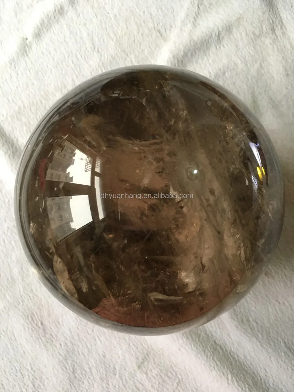 dandandianzi Citrino Natural del Cristal de Cuarzo Esfera Bola Amarilla óptico calcita cristalina espato de Islandia Esfera de la Bola