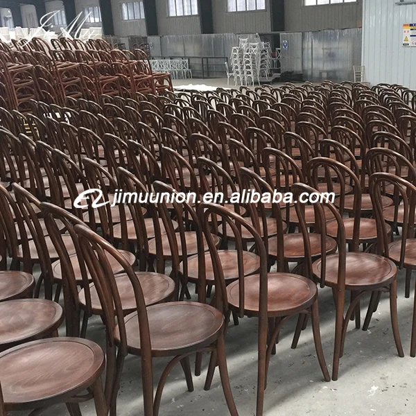 Antique Vintage Bentwood French Style Banquet Living Room Solid Wooden  Dining Thonet Chair for Wedding Reception