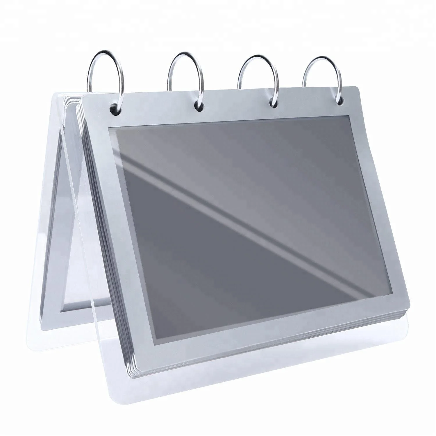 Автономный акриловый Настольный календарь с кольцевой