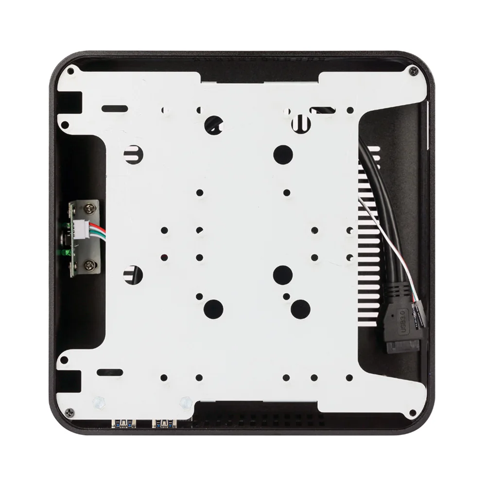 Корпус для ПК RGeek L65, алюминиевый корпус, корпус для компьютера без вентилятора, корпус для ПК с USB 3,0 HTPC Mini ITX