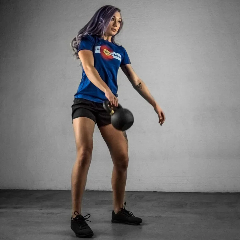 
Оптовая продажа чугунного порошкового покрытия Kettlebell 