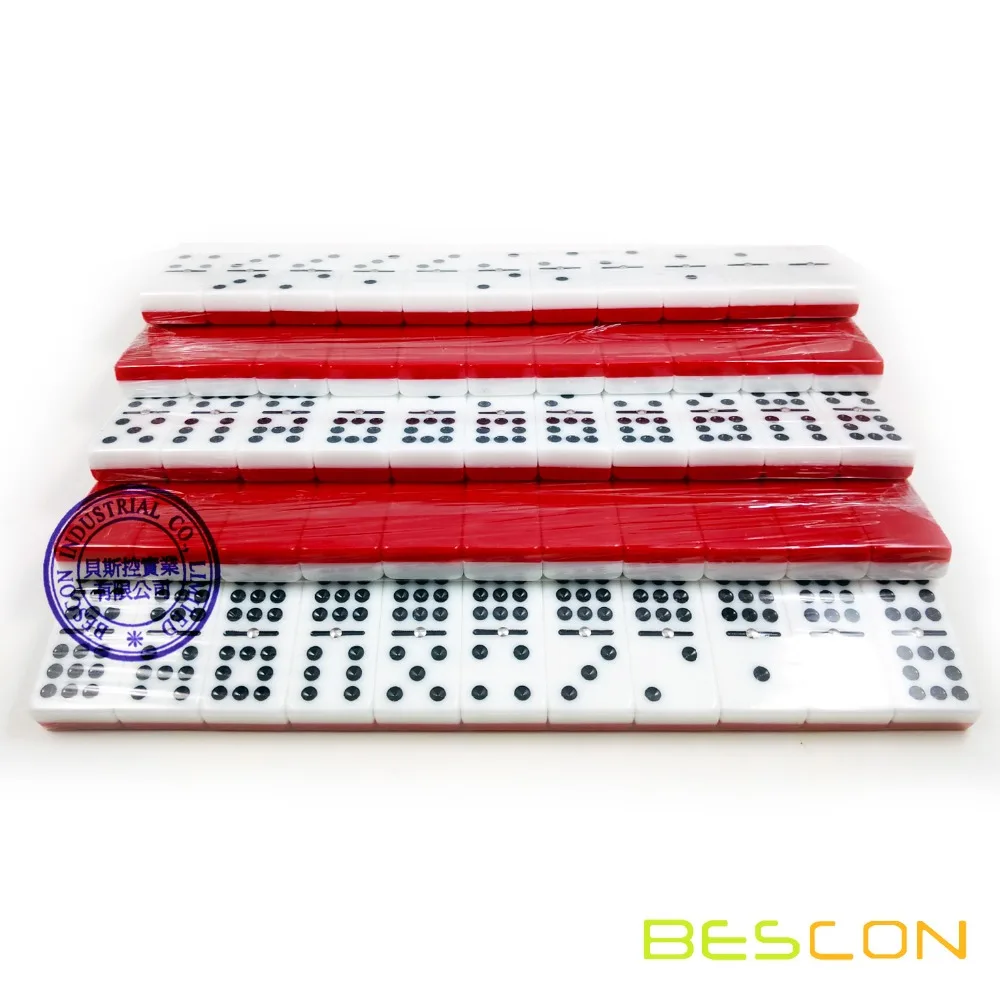 Высококачественный набор домино Jumbo Double 9