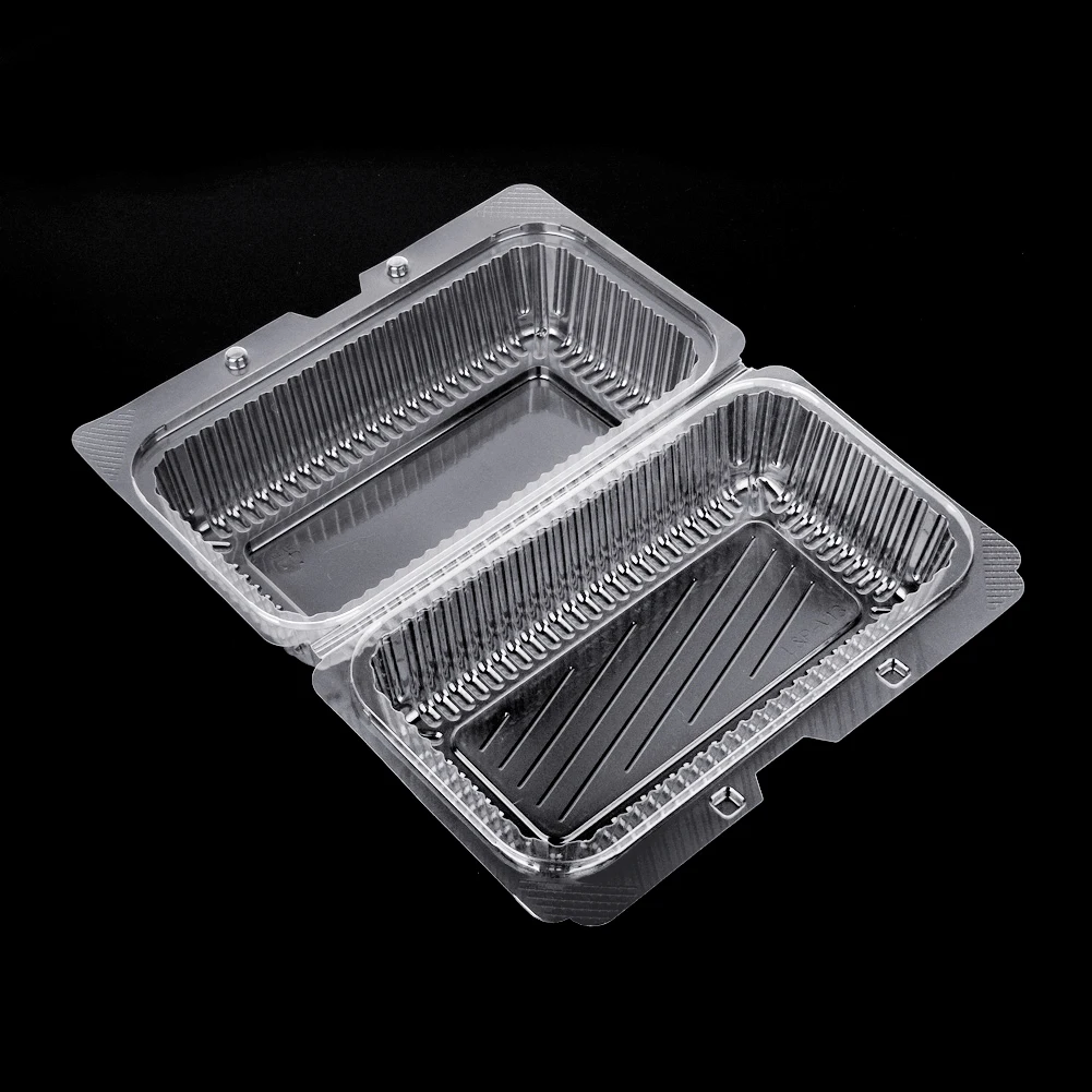 Recyclable Plastic Clear Clamshell Box For Supermarket Fruit Go Grape