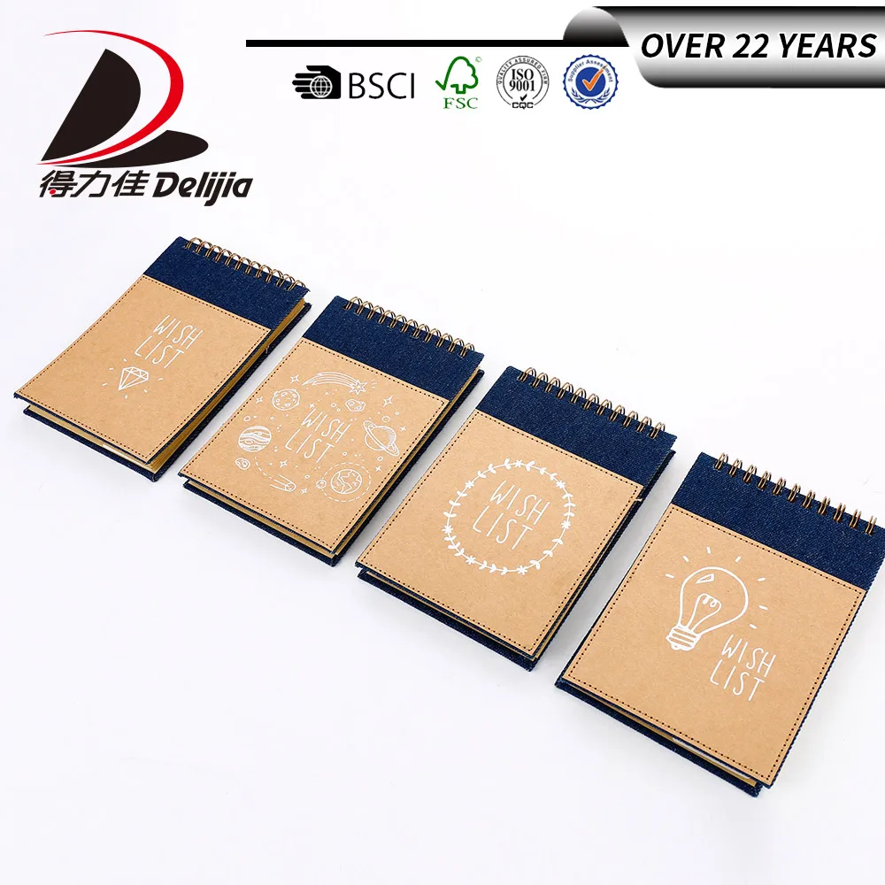 Delijia 79SW6420 Paper Coil Spiral Notebook