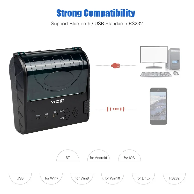 YHDAA 8003DD 80mm Thermal Receipt Printer for Project Use