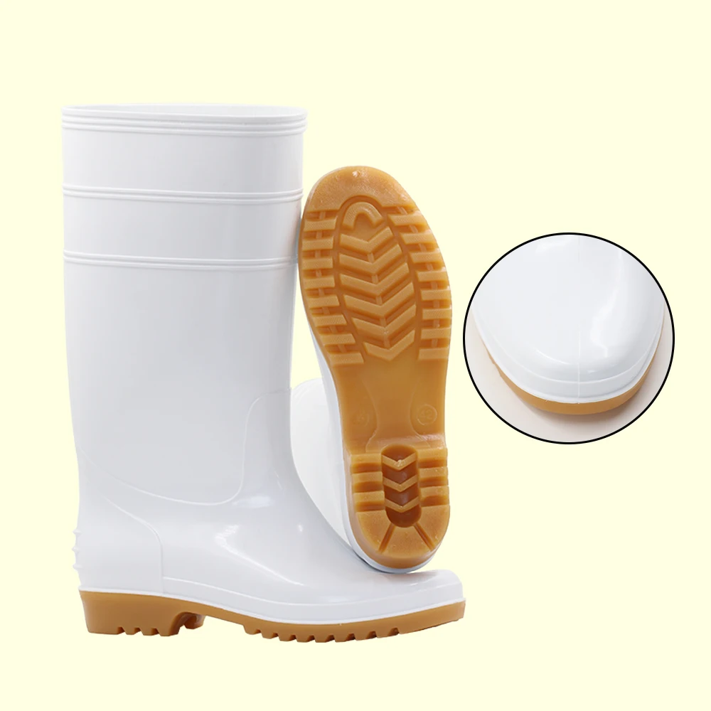 Anti Slip Unisex Pvc Rain Boots Waterproof Shoes For Working Anti Oil