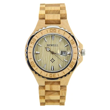 wholesale cheap 3 atm waterproof stainless steel wooden wrist watch with low MOQ