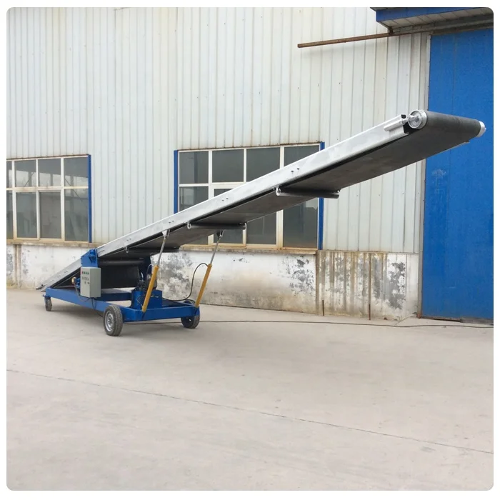Ship Loader Mobile Conveyor System in Seaport