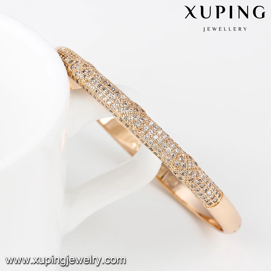 51439 xuping 18金バングル ドバイジュエリー アフリカの金バングル