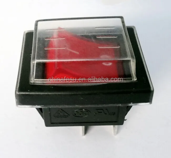 FS047B KCD4 t125 4pin/6pin 125V/250V 3 way ВКЛ-ВЫКЛ светодиодный Электрический кулисный переключатель