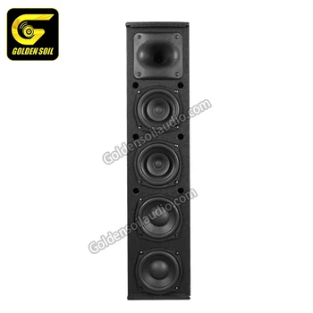ACTPRO CS54 Mini Portable Professional Audio Sound Column Speaker 3-Way with Metal Construction for Conference Room Use