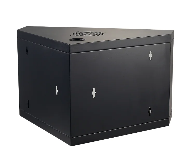 Настенный треугольный шкаф 9U глубина 430 мм 19