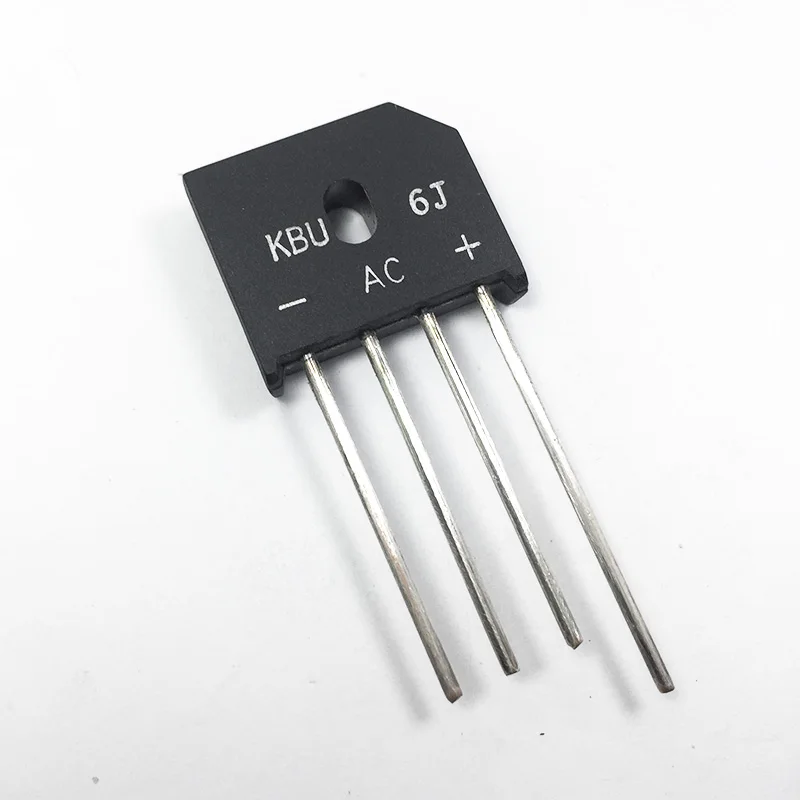 Active components 6Amp KBU6D 200V bridge rectifier Plastic KBU Diodes