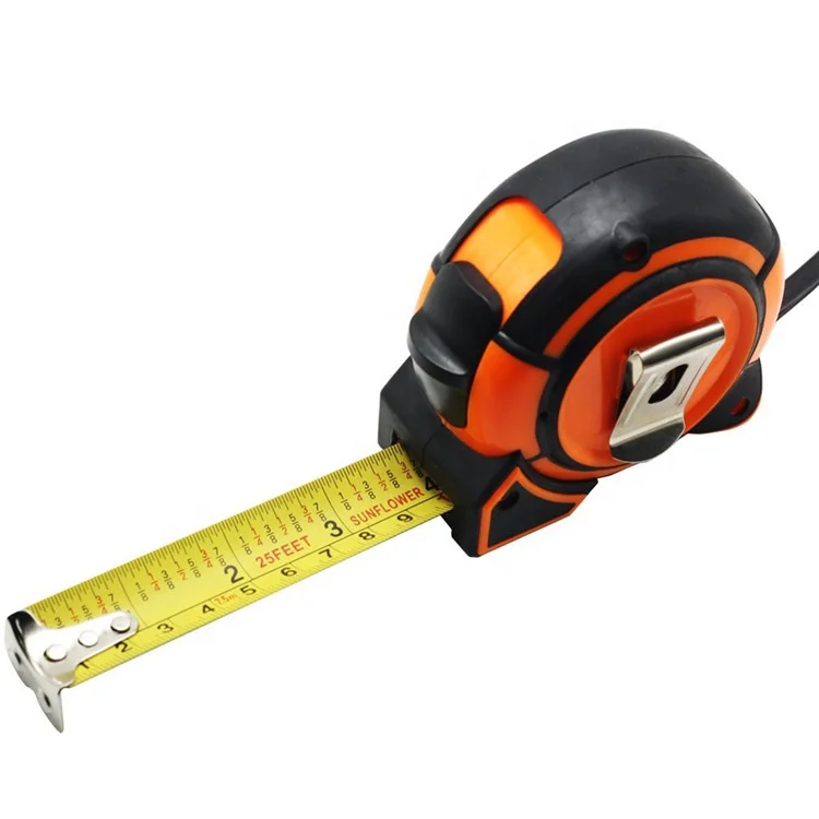 Nylon Coated 5 Meter Inch or Metric Measure Tape 16ft Steel Measuring Tape