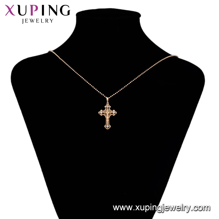 33976 xuping Cross New Design Gold Religious Pendant for Women