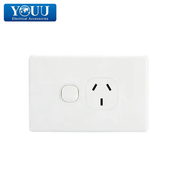 Youu U1510 Touch Power Point White Single Power Point Electric Wall Switch Socket Buy Touch Power Point Electrical Switch Socket Electric Wall Switch Socket Product On Alibaba Com