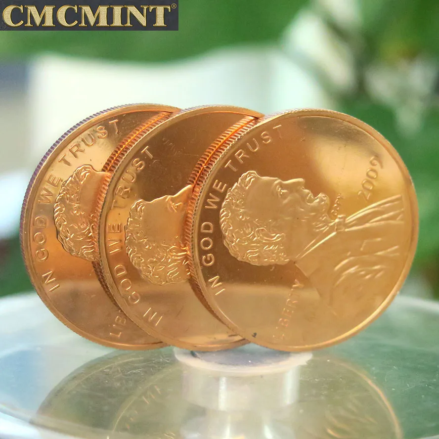 1盎司999细铜1 of 4-巨型便士林肯在圆圆硬币上价格极好B40