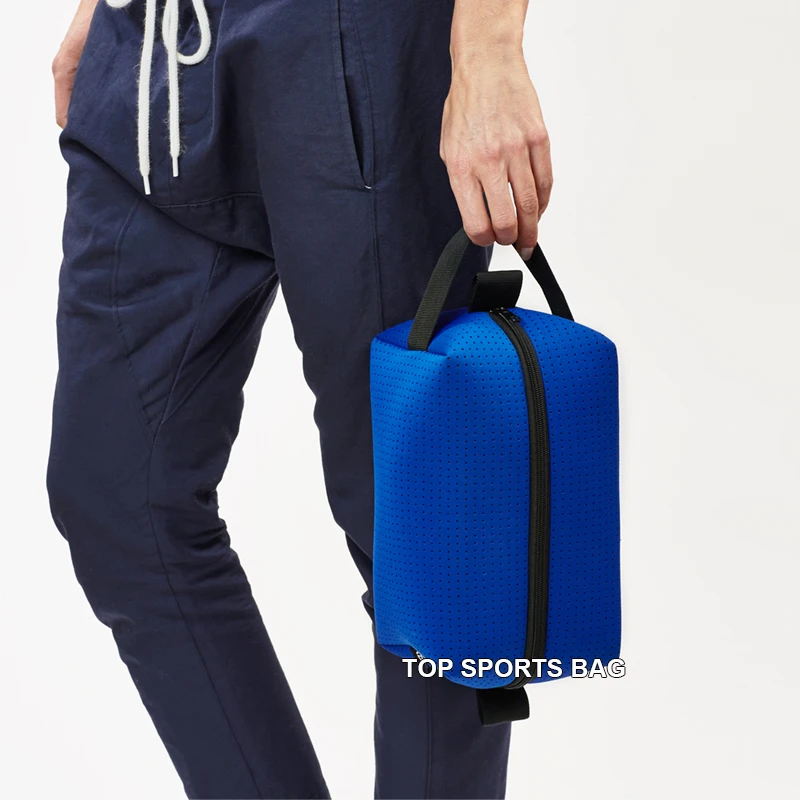 Fathers Day Perforated Multifunction Neoprene Cosmetic Case Storage Bag for Men