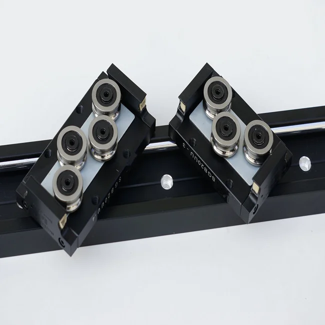 Dual Axis Linear Guide Rail With Linear Roller Bearing SGB25UU for Curtains