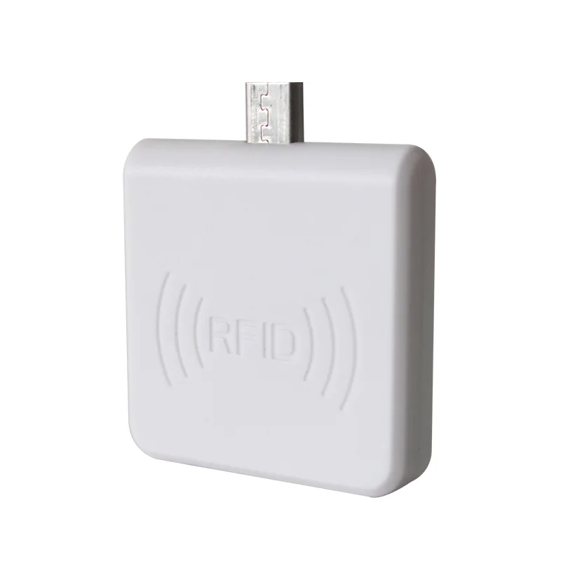 W65A Micro USB RFID Android Reader 14443A Smart Card Reader and Writer RFID Reader for Android Mobile Phone