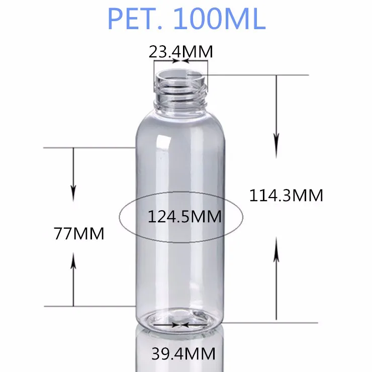 Plastic Container APET Round shape Transparente 50ml (450 Units)