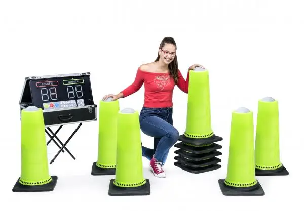 Inflatable Interactive Battle Light Arena Interactive Strike Challenge Games IPS System Game