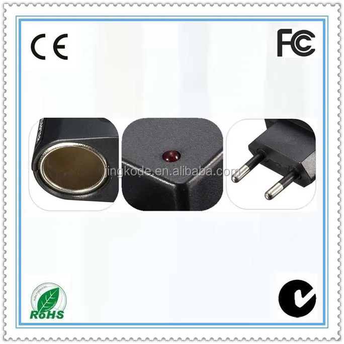 
 Бытовой от 220 В до 12 в прикуриватель автомобильный преобразователь питания Автомобильная розетка  