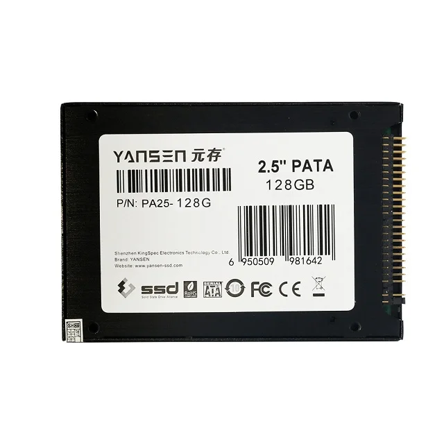 Kingspec 2.5 Inch PATA SSD 128GB MLC Solid State Drive for