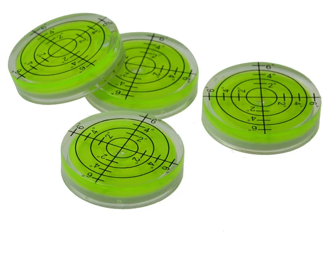 Universal Level Plastic Precision Bubble Level Parts Round Spirit Level Bubble Popular and Easy to Use