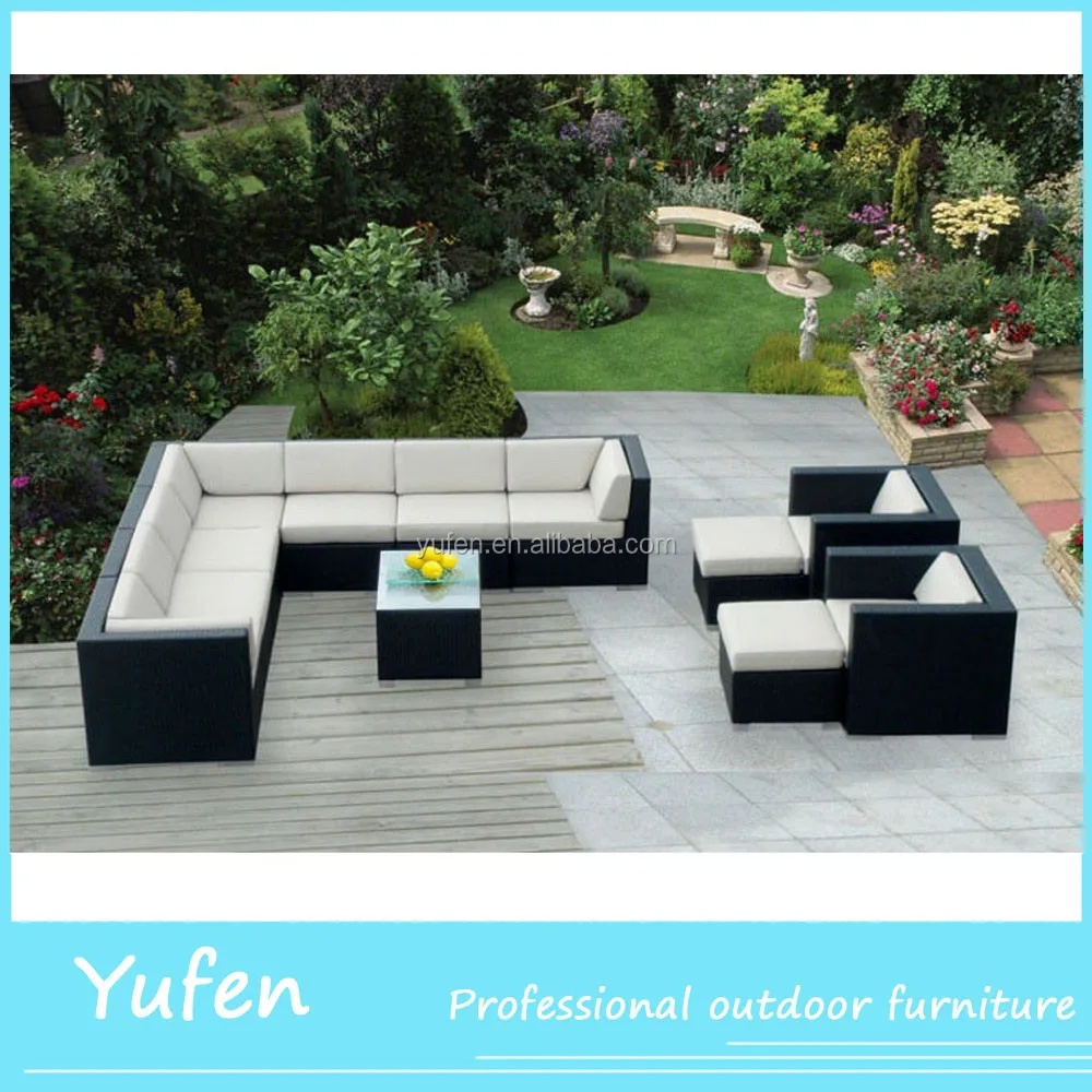 9 seater rattan garden sofa set