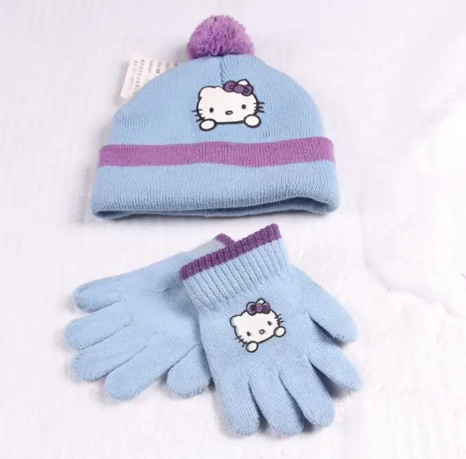2016 набор высококачественных вязаных детских шапок и перчаток