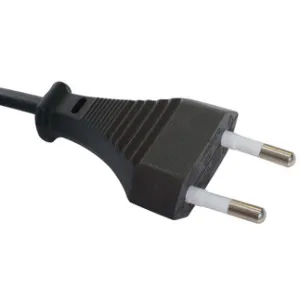 Practical Power Extension Cable Euro Male 2 Pin Plug to IEC C7 Female Socket Figure 8 2/1m
