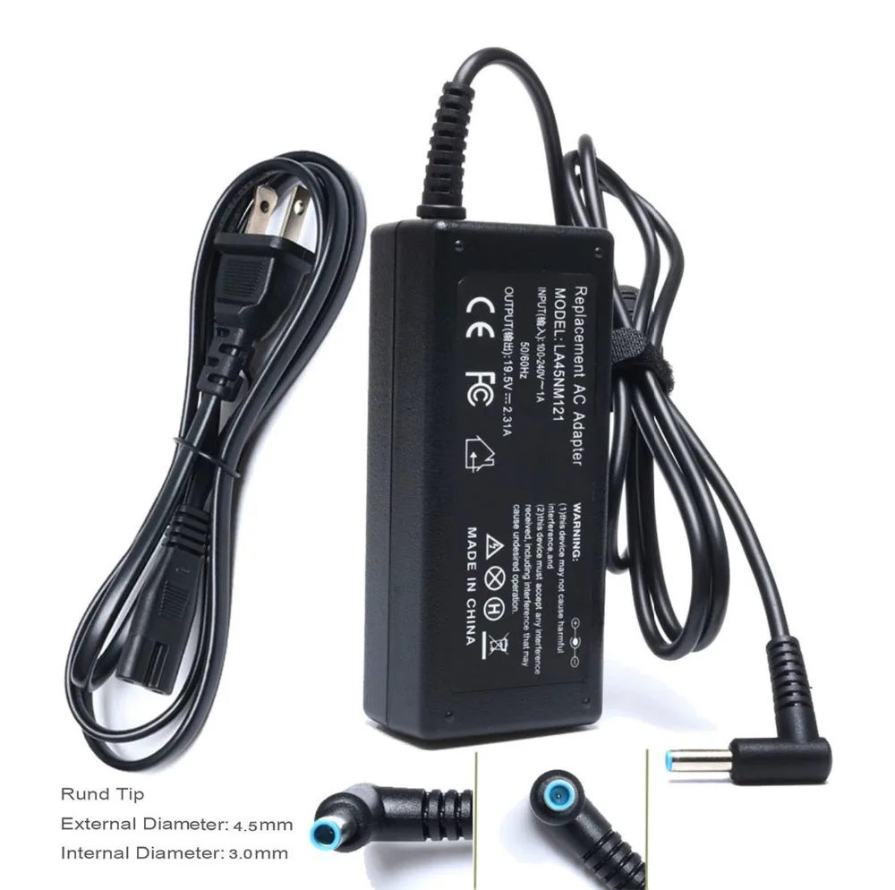 Pc Portatile Hp HP Adattatore Smart CA Da 45 W, Compatibile Con I Notebook HP Spectre Caricabatterie Pc Hp - Foto 7