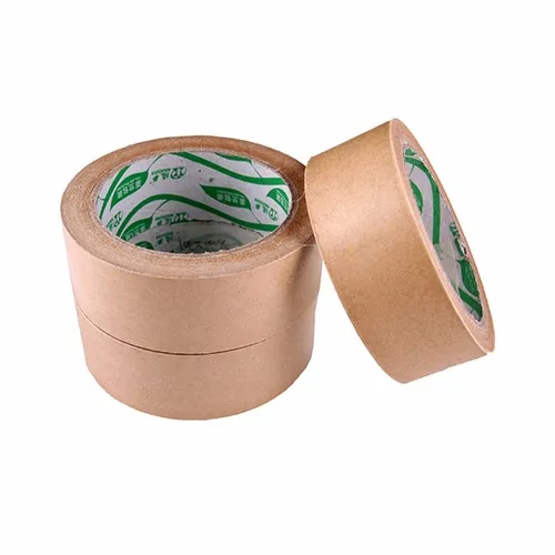 Customized Professional Kraft Paper Tape Waterproof Acrylic Free Brown Packaging Single Adhesive Side Logo Water Activated manufacture