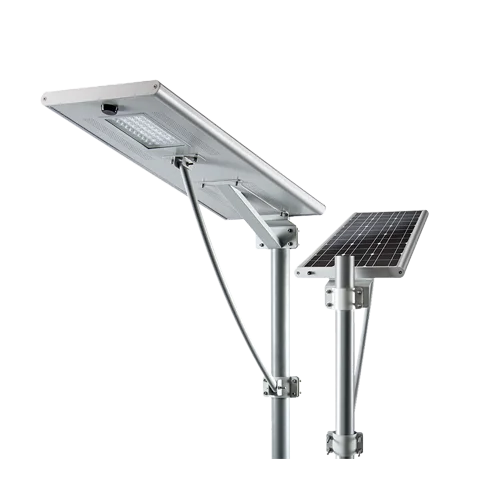 Integrated 40W 50W solar street light with pole manufacturer price list