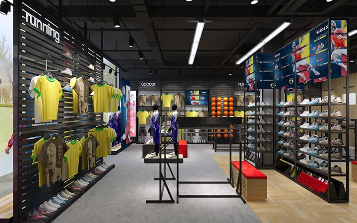 Custom Sports Shop Design, Retail Sport Store Interior Design