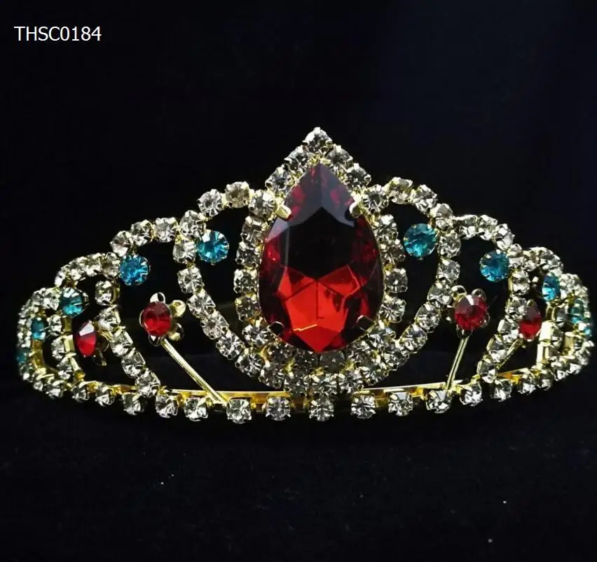 Small Birthday Tiara Red Crown Doll Tiaras For Children Buy Tiaras