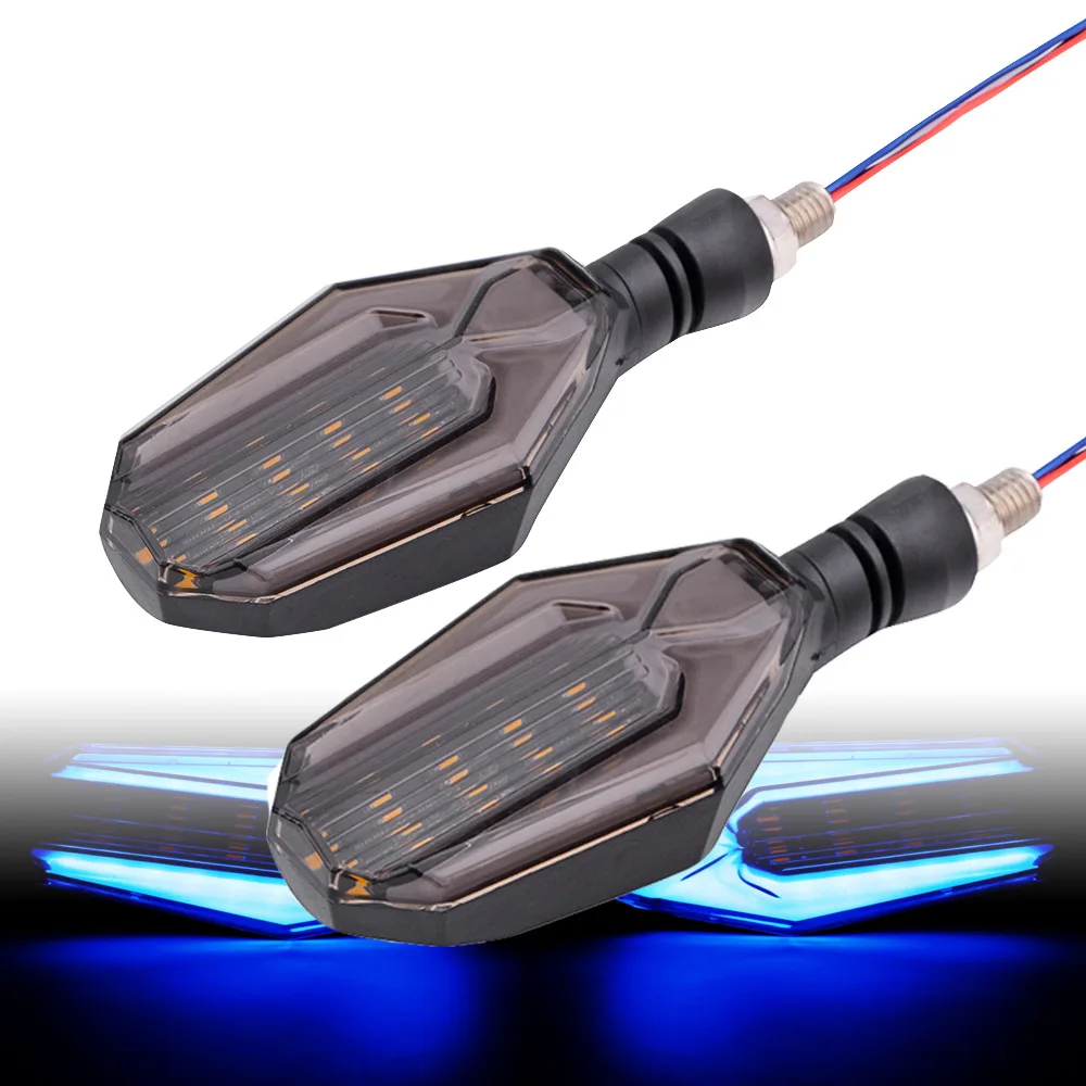 3 цвета комбо мотоциклетные светодиодные вспомогательные огни положение мотоцикла Световые индикаторы