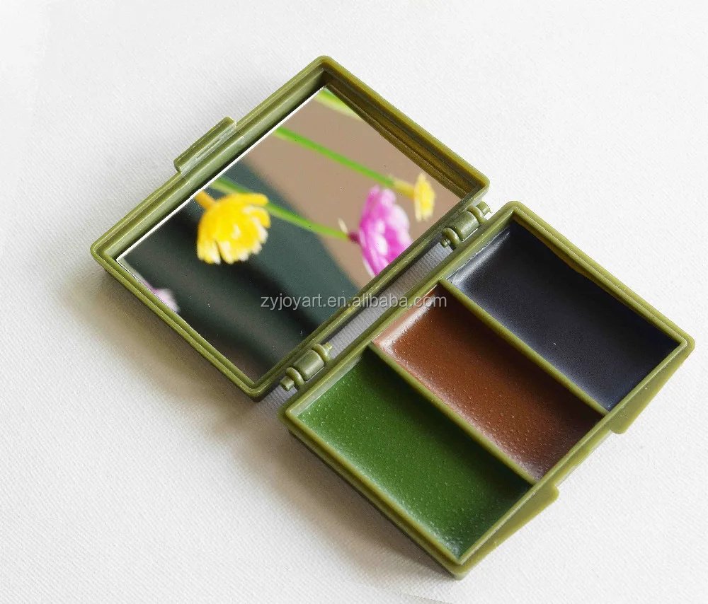 Оптовая продажа 3 вида цветов на масляной основе камуфляжной краски для лица экологически